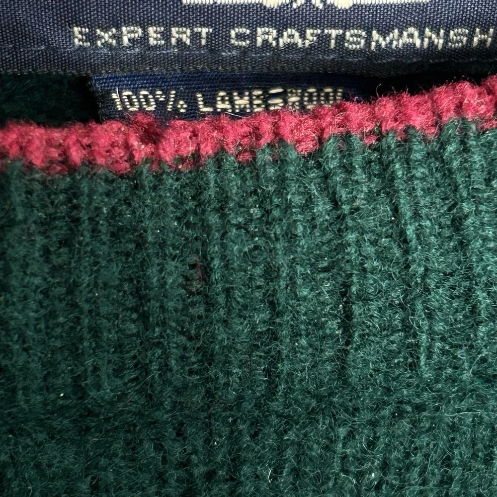 Vintage Abercrombie & Fitch Wool Sweater Large Holiday‎ Y2k Indie Preppy Grandpa